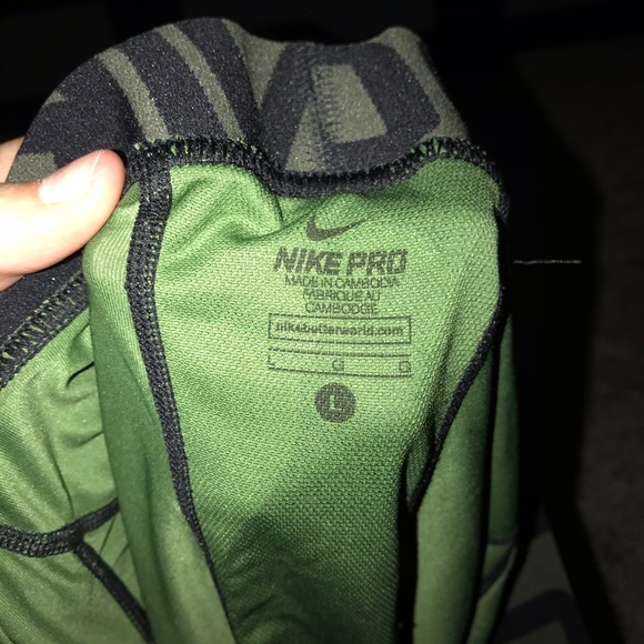 Nike pro camo cropped leggings - Picture 4 of 6